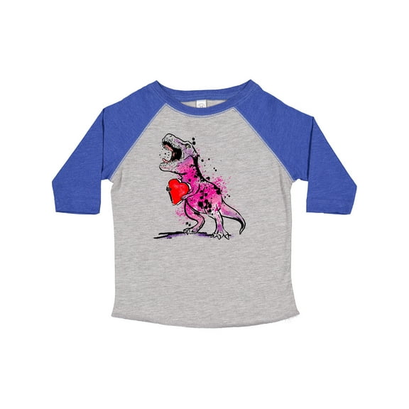 Inktastic Valentine's Day Graffiti T-rex with Heart Shaped Candy Box Boys or Girls Toddler T-Shirt