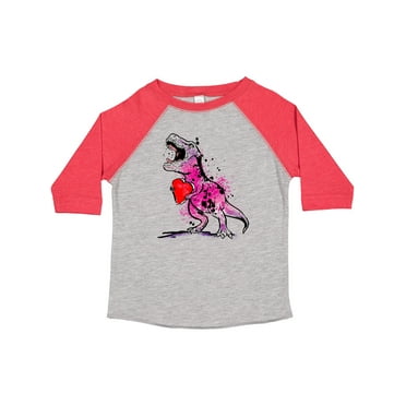 Inktastic Valentine's Day Graffiti T-rex with Heart Shaped Candy Box Boys or Girls Toddler T-Shirt