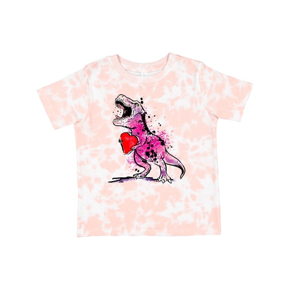 Inktastic Valentine's Day Graffiti T-rex with Heart Shaped Candy Box Boys or Girls Toddler T-Shirt