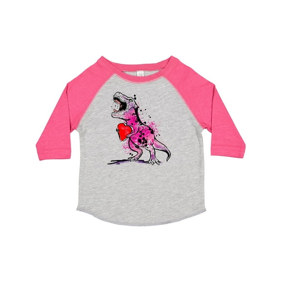 Inktastic Valentine's Day Graffiti T-rex with Heart Shaped Candy Box Boys or Girls Toddler T-Shirt