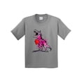 thumbnail image 1 of Inktastic Valentine's Day Graffiti T-rex with Heart Shaped Candy Box Youth T-Shirt, 1 of 5