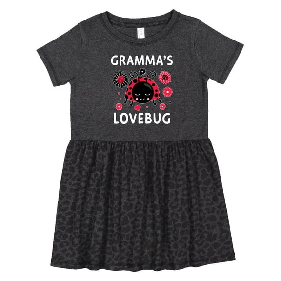 Inktastic Valentine's Day Gramma's Lovebug Girls Toddler Dress
