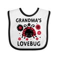 thumbnail image 1 of Inktastic Valentine's Day Grandma's Lovebug Girls Baby Bib, 1 of 4
