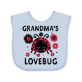 thumbnail image 1 of Inktastic Valentine's Day Grandma's Lovebug Girls Baby Bib, 1 of 4