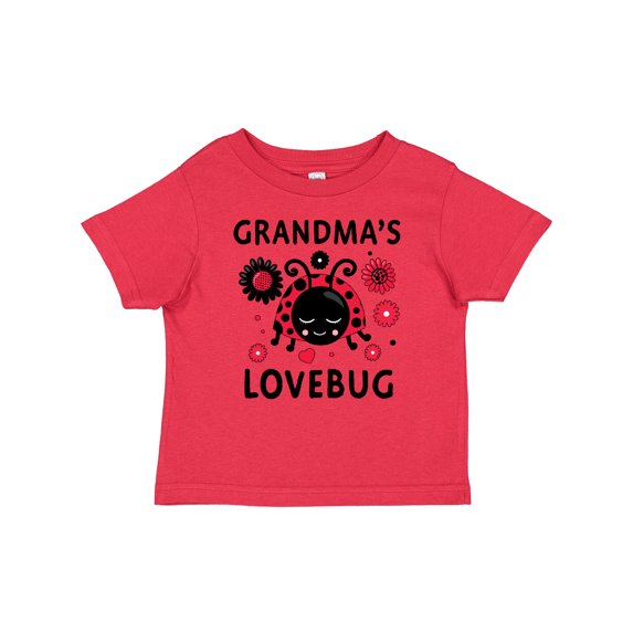 Inktastic Valentine's Day Grandma's Lovebug Girls Baby T-Shirt