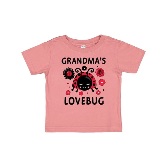 Inktastic Valentine's Day Grandma's Lovebug Girls Baby T-Shirt