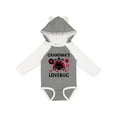 thumbnail image 1 of Inktastic Valentine's Day Grandma's Lovebug Girls Long Sleeve Baby Bodysuit, 1 of 5