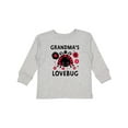 thumbnail image 1 of Inktastic Valentine's Day Grandma's Lovebug Girls Long Sleeve Toddler T-Shirt, 1 of 5