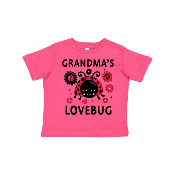 Inktastic Valentine's Day Grandma's Lovebug Girls Toddler T-Shirt