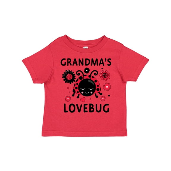 Inktastic Valentine's Day Grandma's Lovebug Girls Toddler T-Shirt
