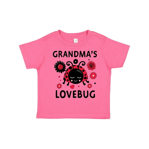 Inktastic Valentine's Day Grandma's Lovebug Girls Toddler T-Shirt