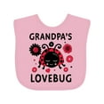 thumbnail image 1 of Inktastic Valentine's Day Grandpa's Lovebug Boys or Girls Baby Bib, 1 of 4