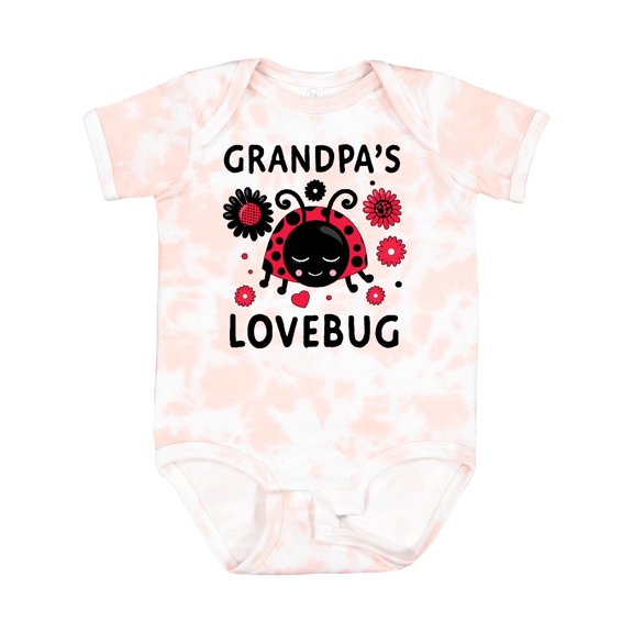 Inktastic Valentine's Day Grandpa's Lovebug Boys or Girls Baby Bodysuit