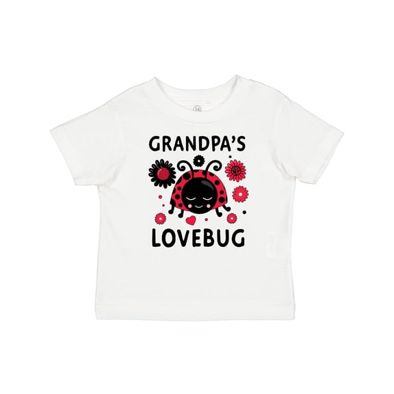 Inktastic Valentine's Day Grandpa's Lovebug Boys or Girls Baby T-Shirt