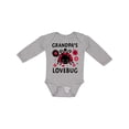 thumbnail image 1 of Inktastic Valentine's Day Grandpa's Lovebug Boys or Girls Long Sleeve Baby Bodysuit, 1 of 5