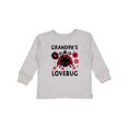 thumbnail image 1 of Inktastic Valentine's Day Grandpa's Lovebug Boys or Girls Long Sleeve Toddler T-Shirt, 1 of 5