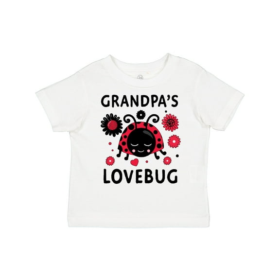 Inktastic Valentine's Day Grandpa's Lovebug Boys or Girls Toddler T-Shirt