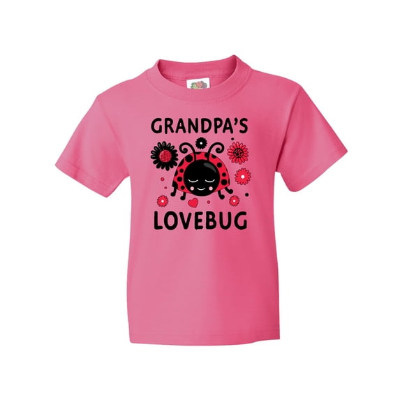Inktastic Valentine's Day Grandpa's Lovebug Youth T-Shirt