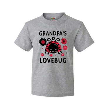 Inktastic Valentine's Day Grandpa's Lovebug Youth T-Shirt