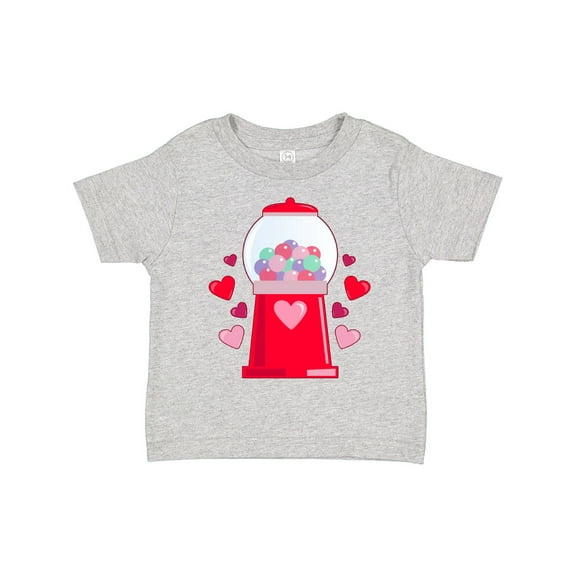 Inktastic Valentine's Day Gum-ball Machine Boys or Girls Toddler T-Shirt