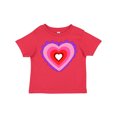 thumbnail image 1 of Inktastic Valentine's Day Heart in Purple, Pink, and Red Boys or Girls Toddler T-Shirt, 1 of 5