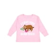 thumbnail image 1 of Inktastic Valentine's Day I Love You Slow Much with Cute Sloth Boys or Girls Long Sleeve Toddler T-Shirt, 1 of 5