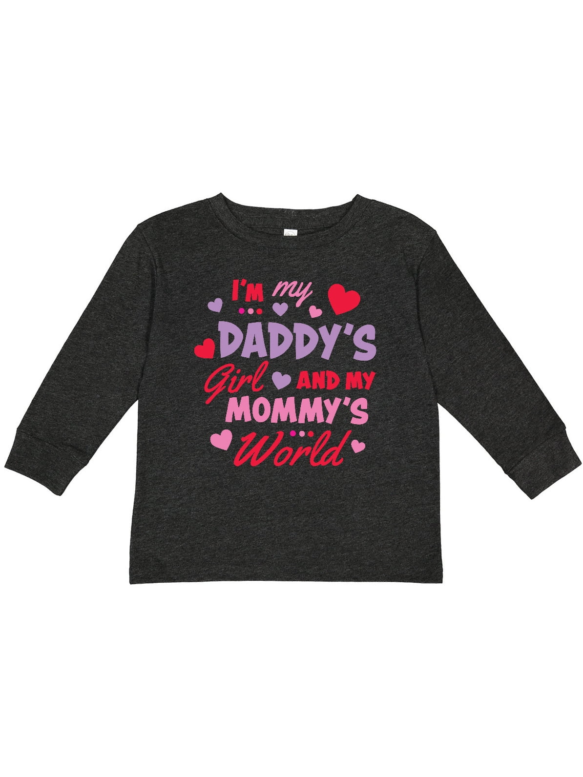 Little Girls: I'm My Daddy's Girl And My Mommy's World Shirt Little Girls: I'm My Daddy's Girl And My Mommy's World Shirt