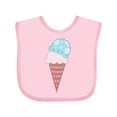 thumbnail image 1 of Inktastic Valentine's Day Ice Cream Cone Boys or Girls Baby Bib, 1 of 4