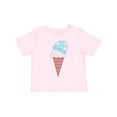 thumbnail image 1 of Inktastic Valentine's Day Ice Cream Cone Boys or Girls Toddler T-Shirt, 1 of 5