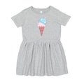thumbnail image 1 of Inktastic Valentine's Day Ice Cream Cone Girls Toddler Dress, 1 of 5