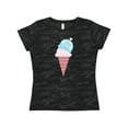 thumbnail image 1 of Inktastic Valentine's Day Ice Cream Cone Women's T-Shirt, 1 of 5