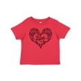 thumbnail image 1 of Inktastic Valentine's Day Love Decorated Heart Boys or Girls Baby T-Shirt, 1 of 5