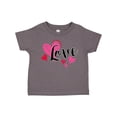 thumbnail image 1 of Inktastic Valentine's Day Love With Pink And Red Hearts Boys or Girls Toddler T-Shirt, 1 of 5