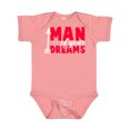 thumbnail image 1 of Inktastic Valentine's Day Man of Your Dreams with a Heart and Arrow Boys or Girls Baby Bodysuit, 1 of 5