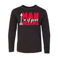 thumbnail image 1 of Inktastic Valentine's Day Man of your Dreams with a Heart and Arrow Long Sleeve Youth T-Shirt, 1 of 5