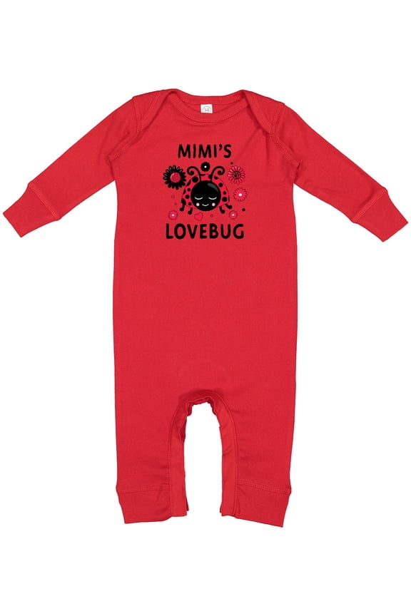 Valentine's Day Mimi's Lovebug Baby Romper Coveralls