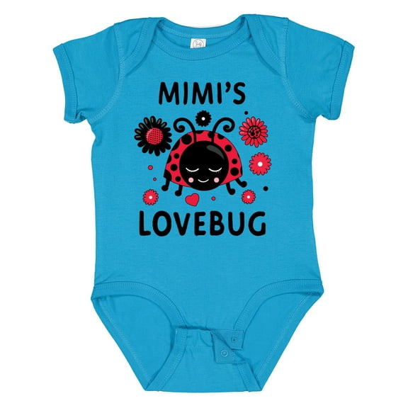 Inktastic Valentine's Day Mimi's Lovebug Boys or Girls Baby Bodysuit