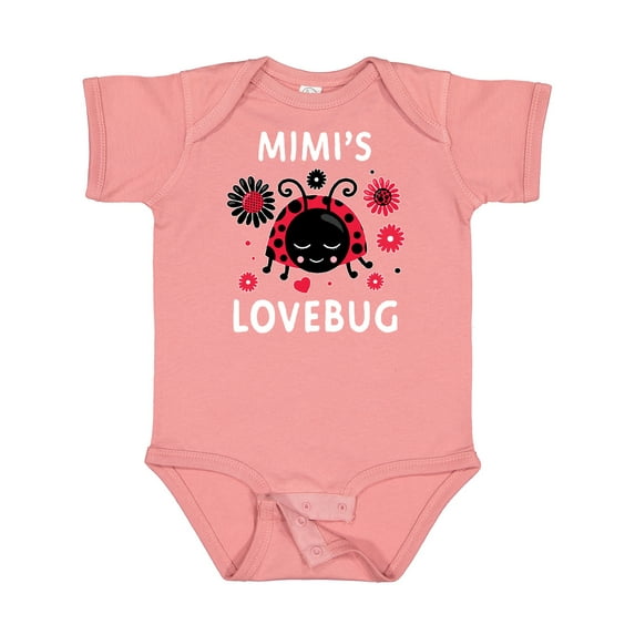 Inktastic Valentine's Day Mimi's Lovebug Boys or Girls Baby Bodysuit