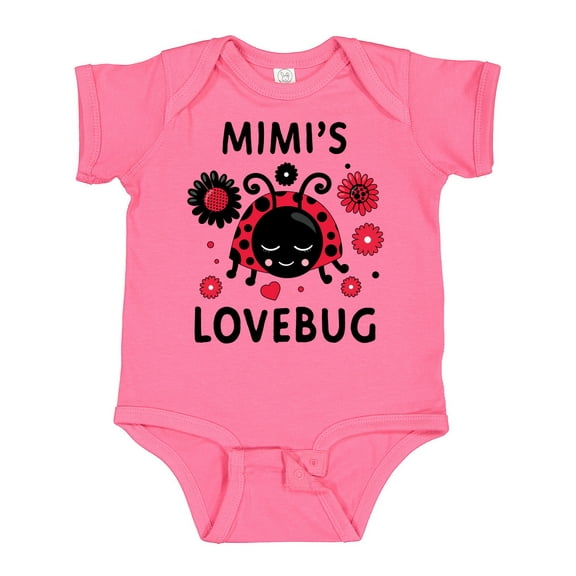 Inktastic Valentine's Day Mimi's Lovebug Boys or Girls Baby Bodysuit