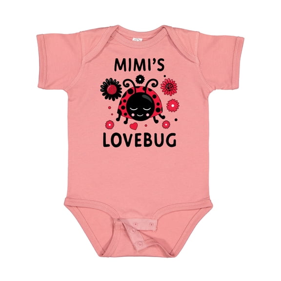 Inktastic Valentine's Day Mimi's Lovebug Boys or Girls Baby Bodysuit