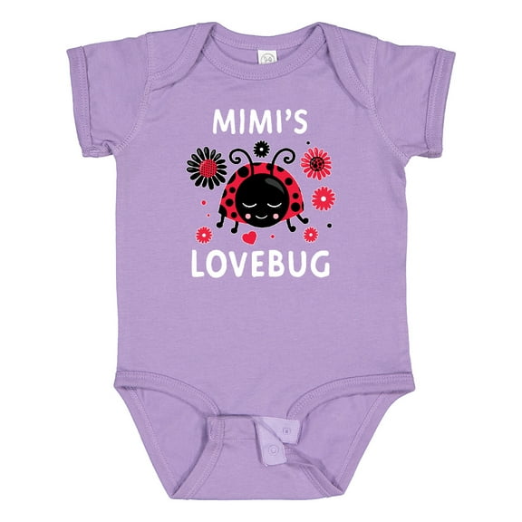 Inktastic Valentine's Day Mimi's Lovebug Boys or Girls Baby Bodysuit