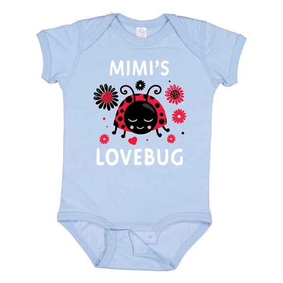 Inktastic Valentine's Day Mimi's Lovebug Boys or Girls Baby Bodysuit