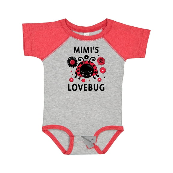 Inktastic Valentine's Day Mimi's Lovebug Boys or Girls Baby Bodysuit