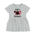 thumbnail image 1 of Inktastic Valentine's Day Mimi's Lovebug Girls Baby Dress, 1 of 5