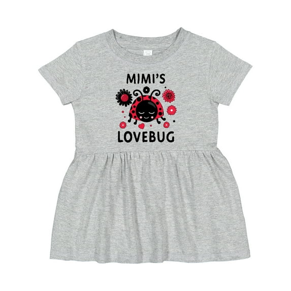 Inktastic Valentine's Day Mimi's Lovebug Girls Baby Dress