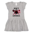 thumbnail image 1 of Inktastic Valentine's Day Mimi's Lovebug Girls Toddler Dress, 1 of 5