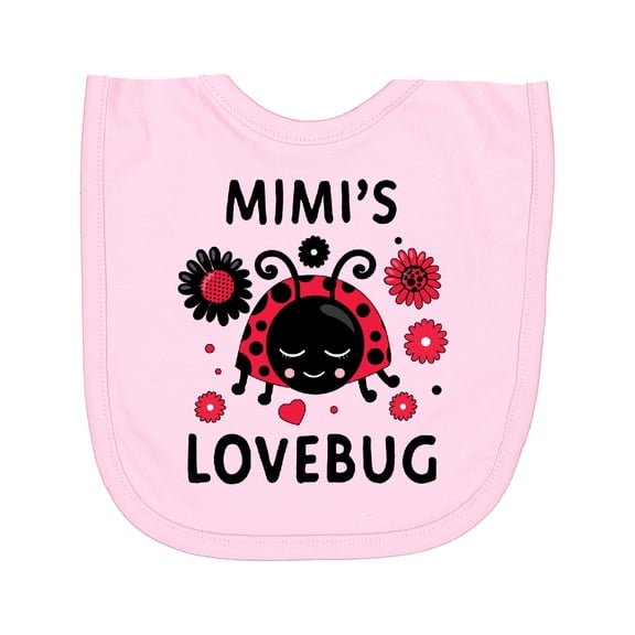 Inktastic Valentine's Day Mimi's Lovebug Newborn Bib