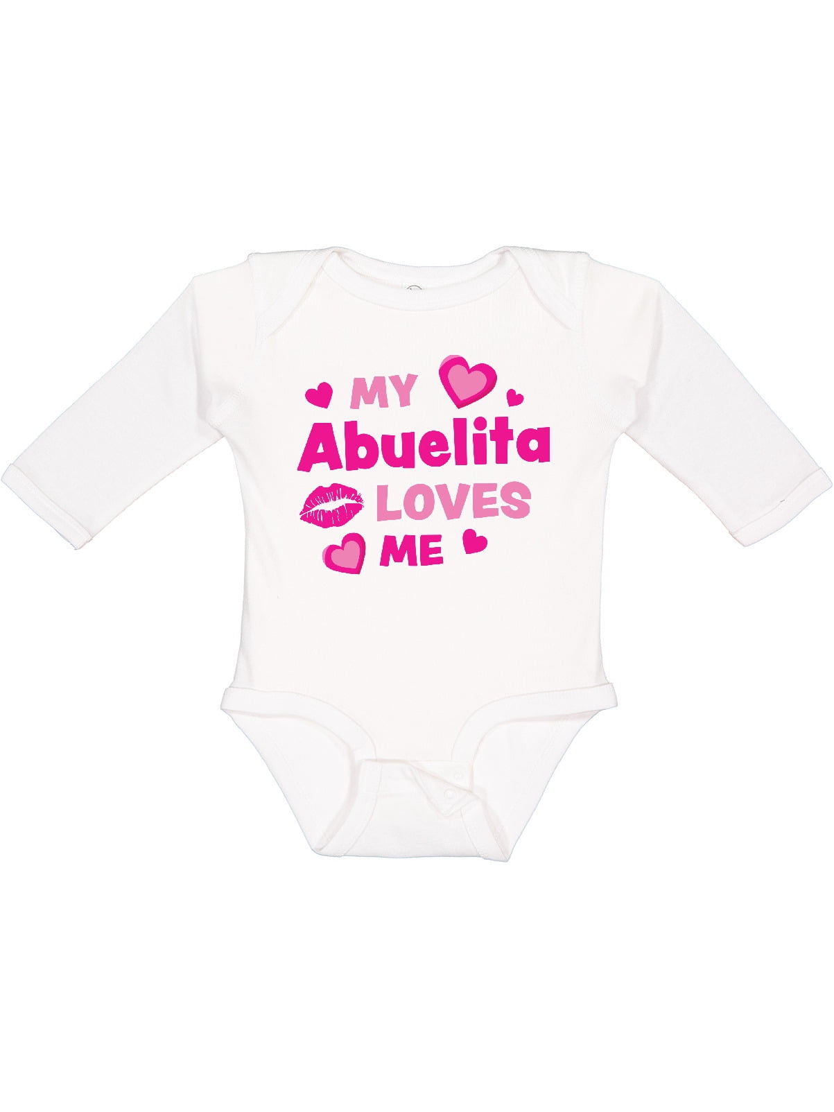 Inktastic Valentine's Day My Abuelita Loves Me Hearts And Lips Boys Or ...