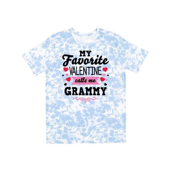 Inktastic Valentine's Day My Favorite Valentine Calls Me Grammy T-Shirt