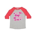 thumbnail image 1 of Inktastic Valentine's Day My Gigi Loves Me Hearts and Lips Boys or Girls Toddler T-Shirt, 1 of 5